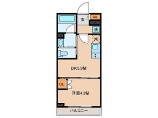 ジオエント本郷三丁目の物件間取画像